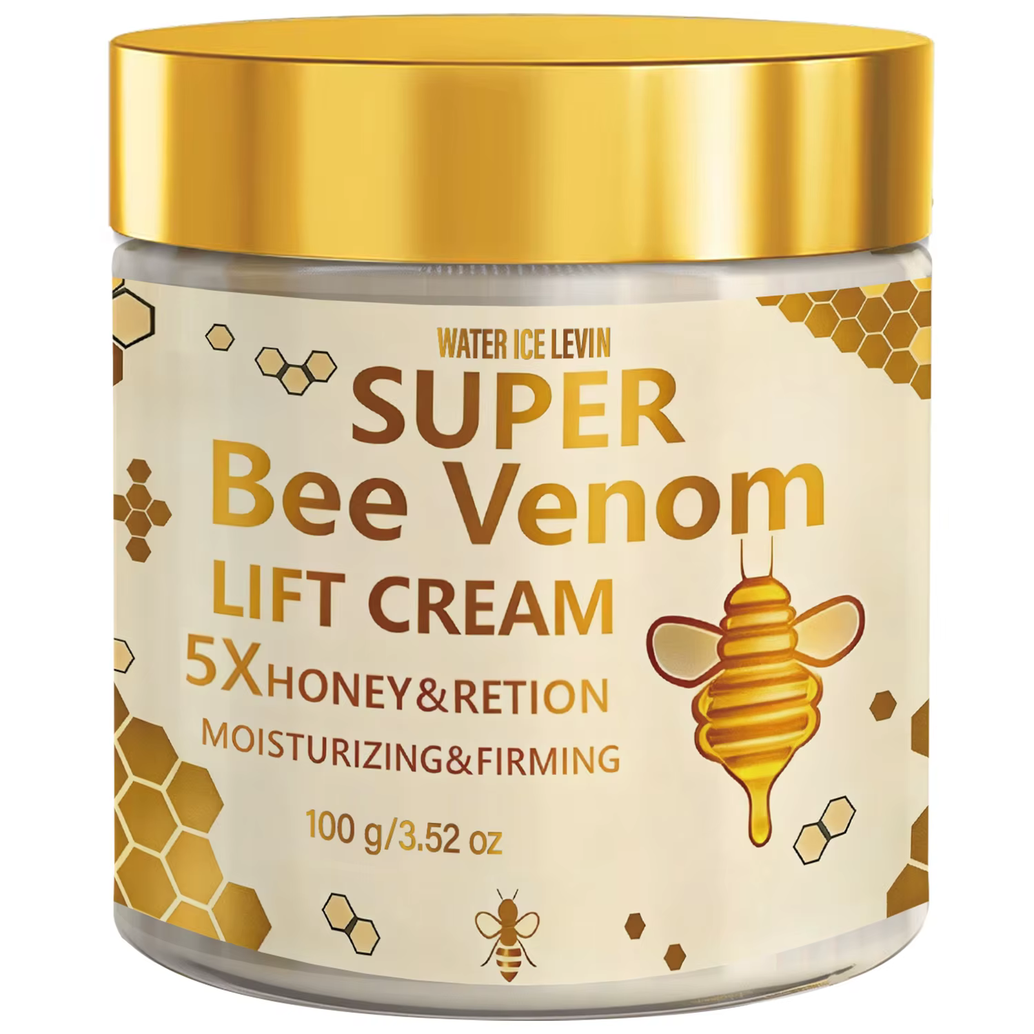 Crème raffermissante pour le visage au venin d'abeille, avec rétinol et acide hyaluronique, hydratan