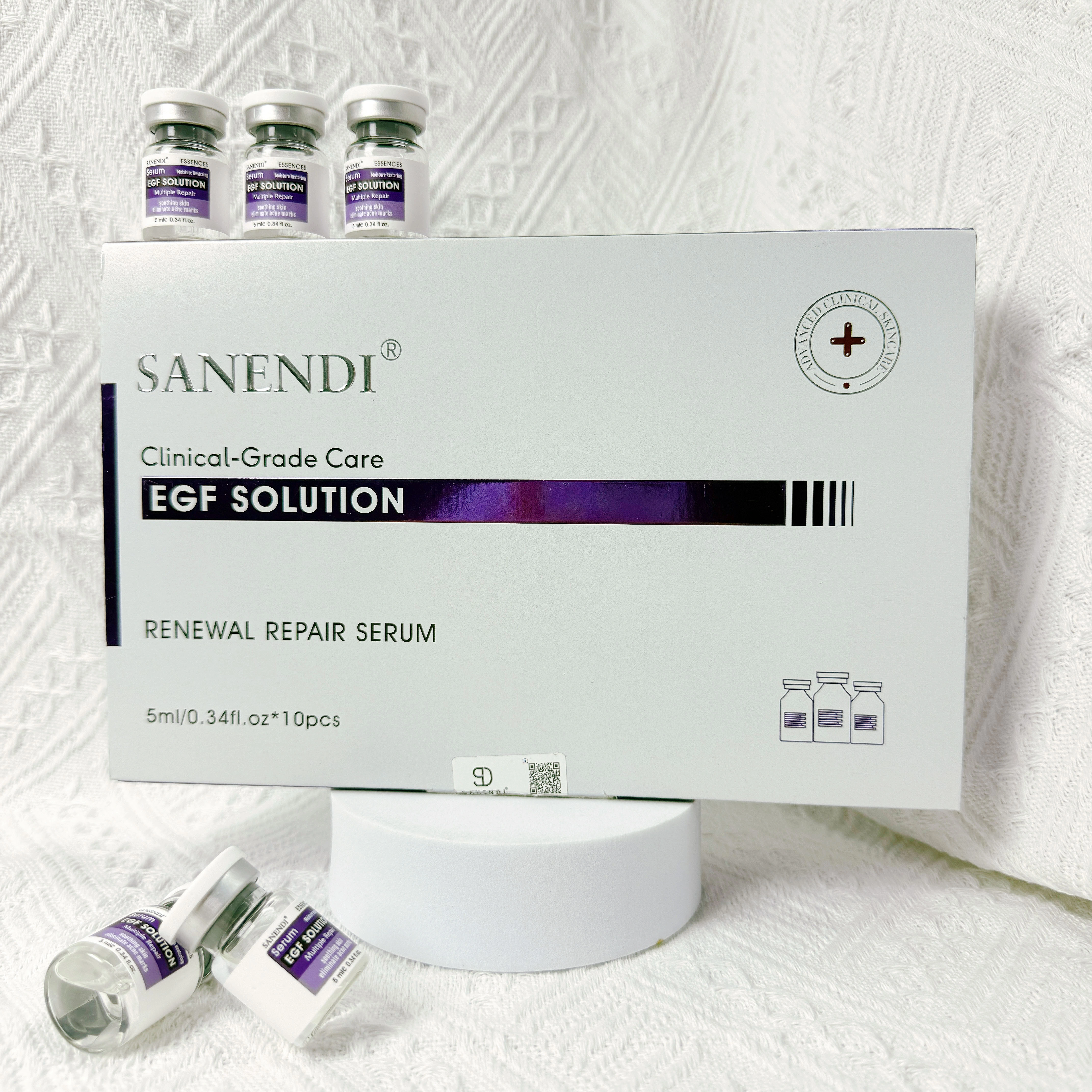 Produit de soin coréen pour la peau, série Sanendi AQUA, Essence VC, apaisant, hydratant et nourriss