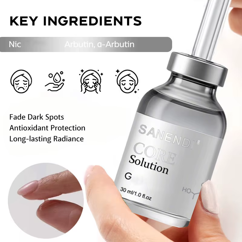 Sérum Sanendi 7 en 1 à l'acide hyaluronique, au GSH, au collagène et aux peptides, solution EX10O CO