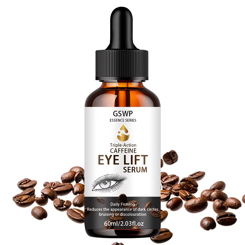 Sérum pour les yeux à la caféine GSWP, doté d'une texture hydratante qui s'applique sans effort et s