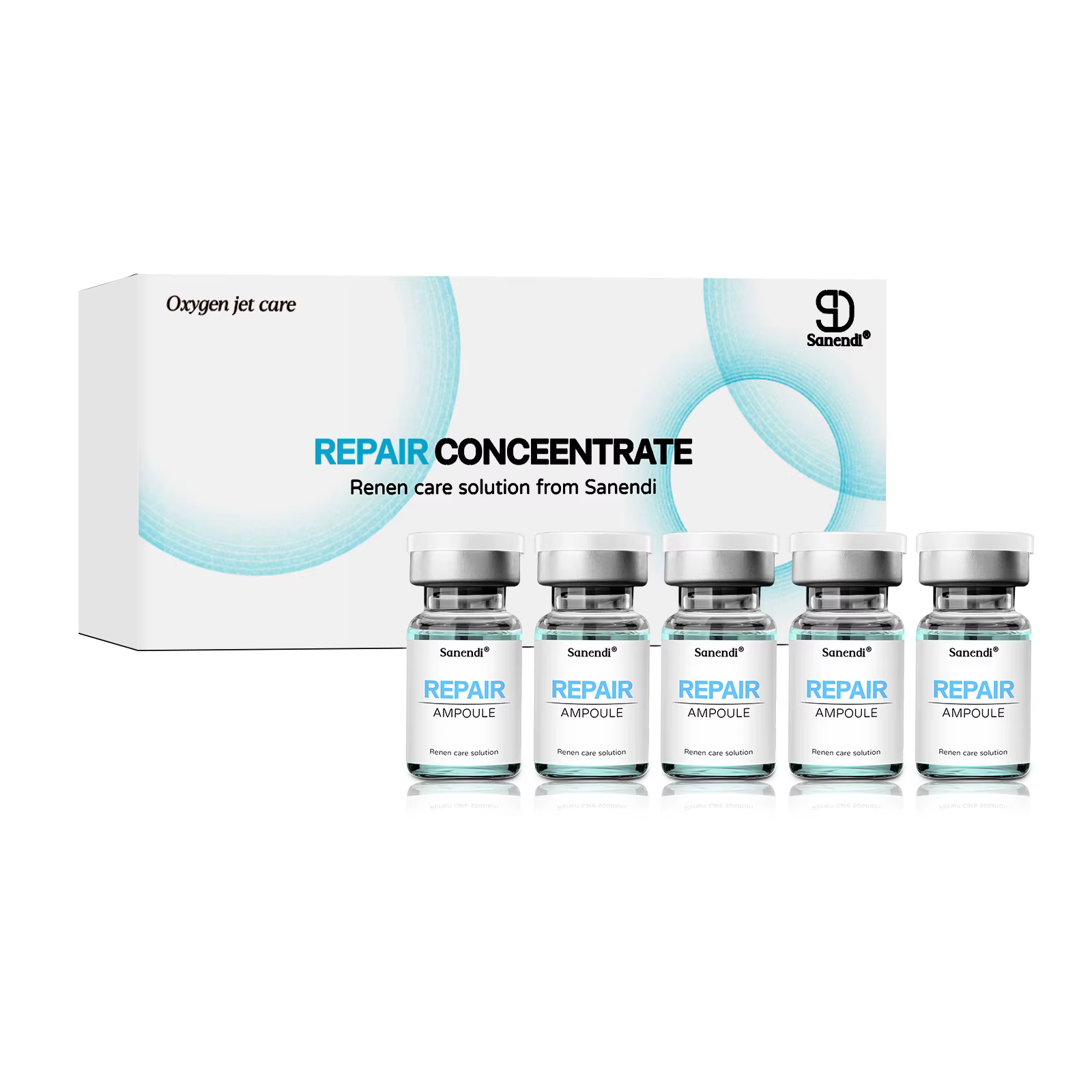 Sérum acide Peeling pour soins au Jet, Ampoule d'oxygène hydro pour le visage, pour Dermapen, nettoy