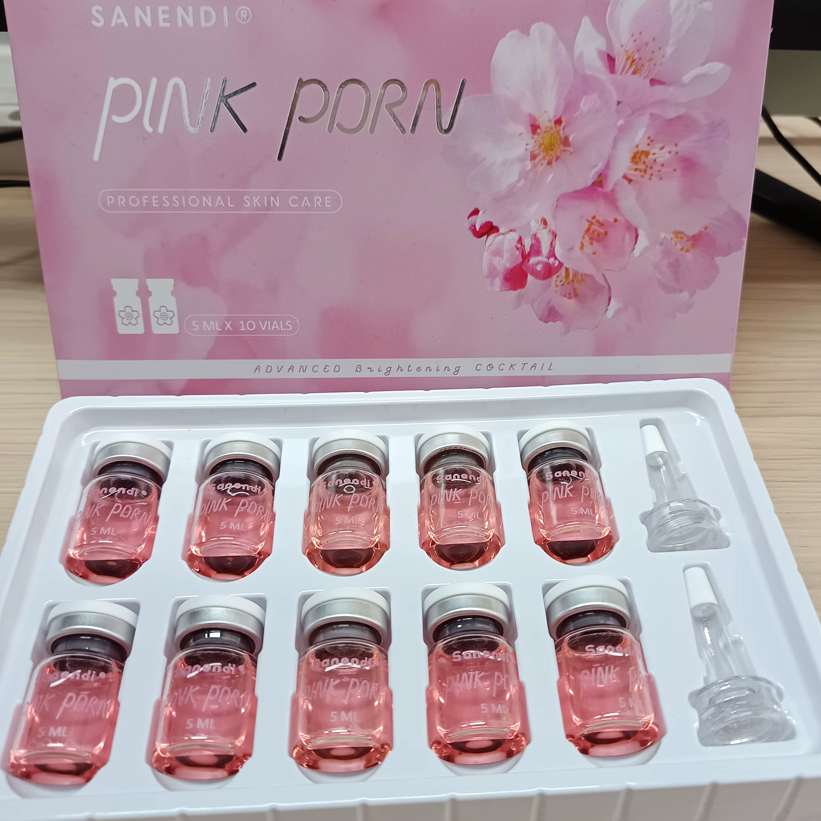 2026 SANENDI Sérum PDRN Rose Cocktail Soin Visage Essence Liquide Hydratante Solution Coréenne Soin
