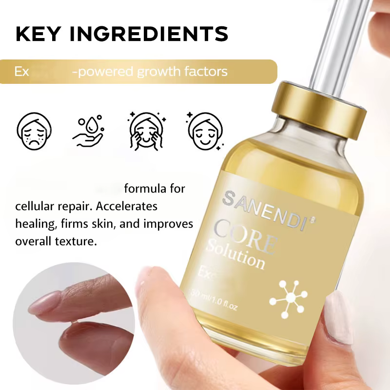 Sérum Sanendi 7 en 1 à l'acide hyaluronique, au GSH, au collagène et aux peptides, solution EX10O CO