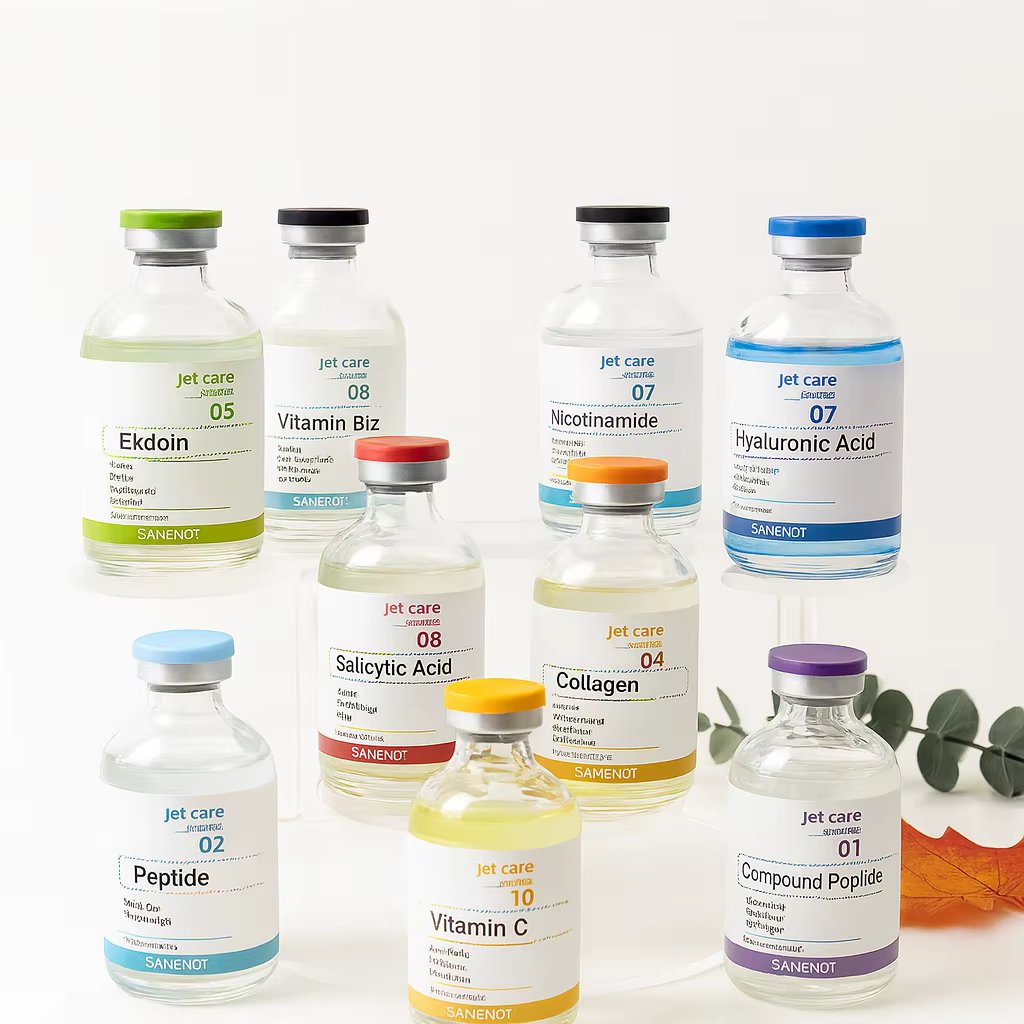 SANENDI – sérum pour la peau du visage, Ampoules hydratantes et éclaircissantes, soin avec Astaxanth