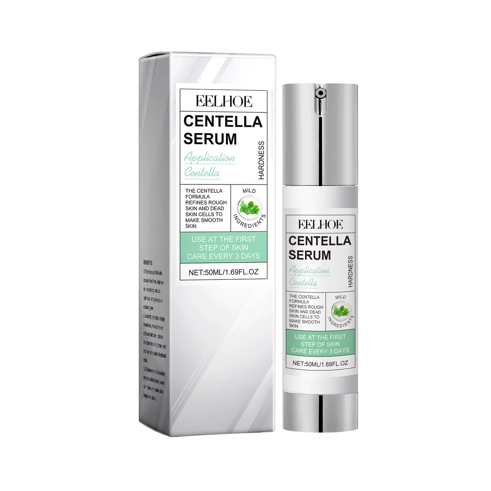 Sérum hydratant pour le visage, essence de centella asiatica, éclaircissant, lisse, soin de la peau,