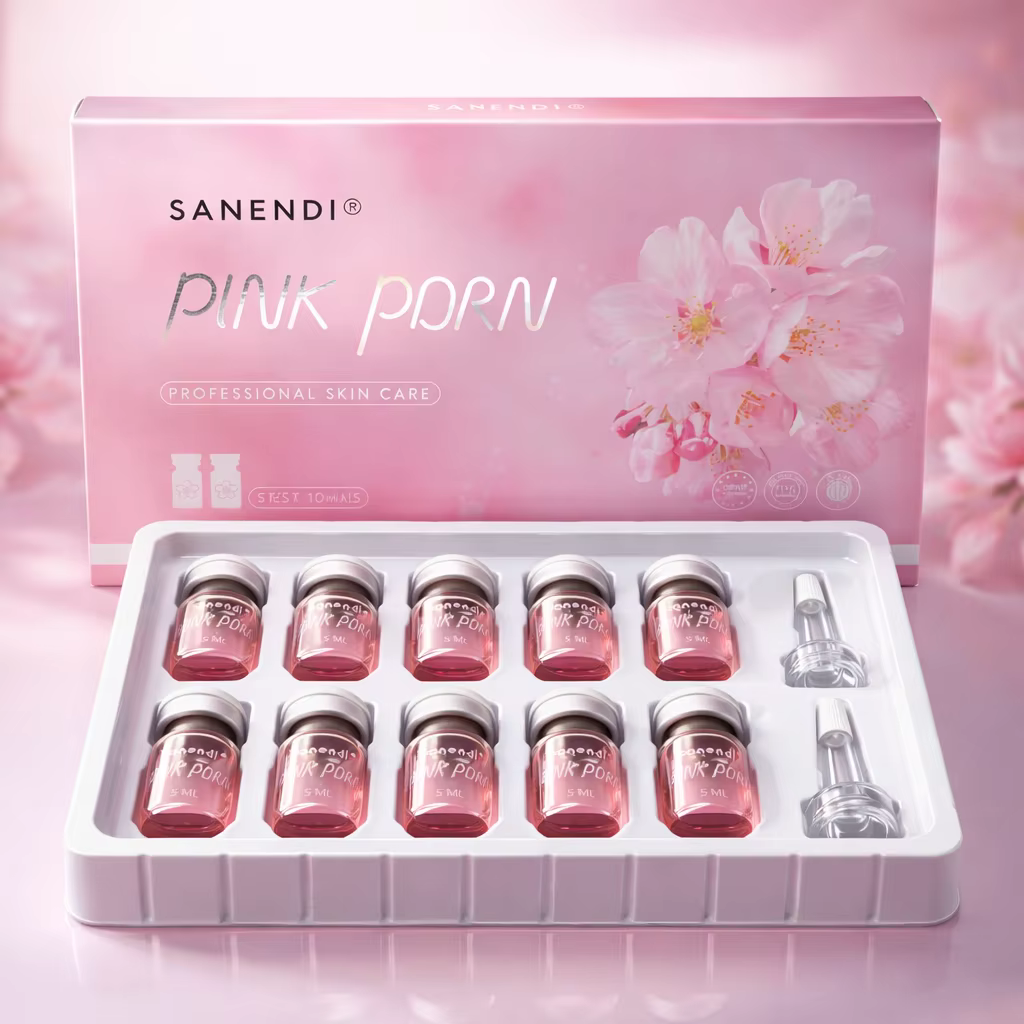 Sérum facial Sanendi PDRN Pink Cocktail ADN de saumon pour Dermapen, éclat du visage, acide hyaluron