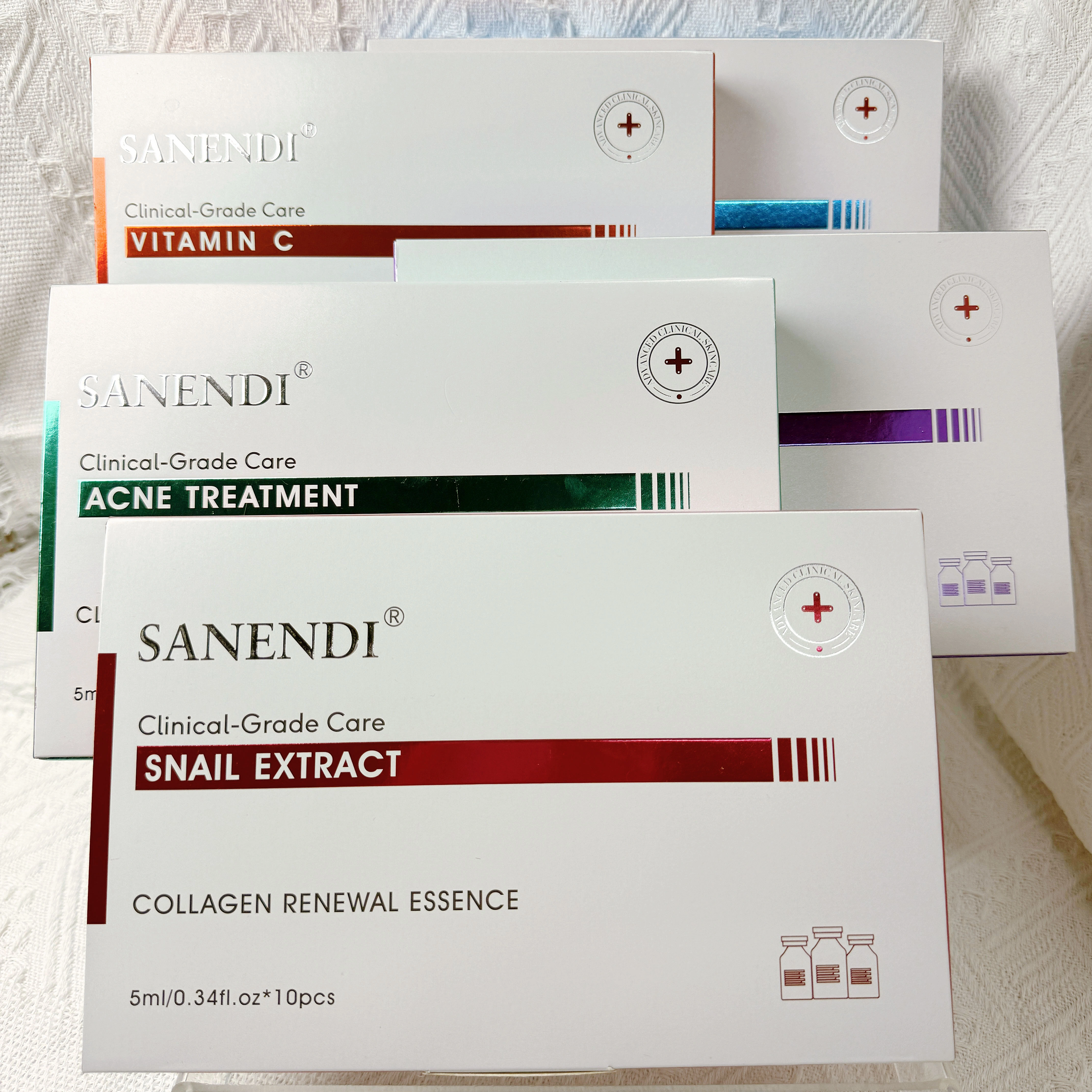 Produit de soin coréen pour la peau, série Sanendi AQUA, Essence VC, apaisant, hydratant et nourriss