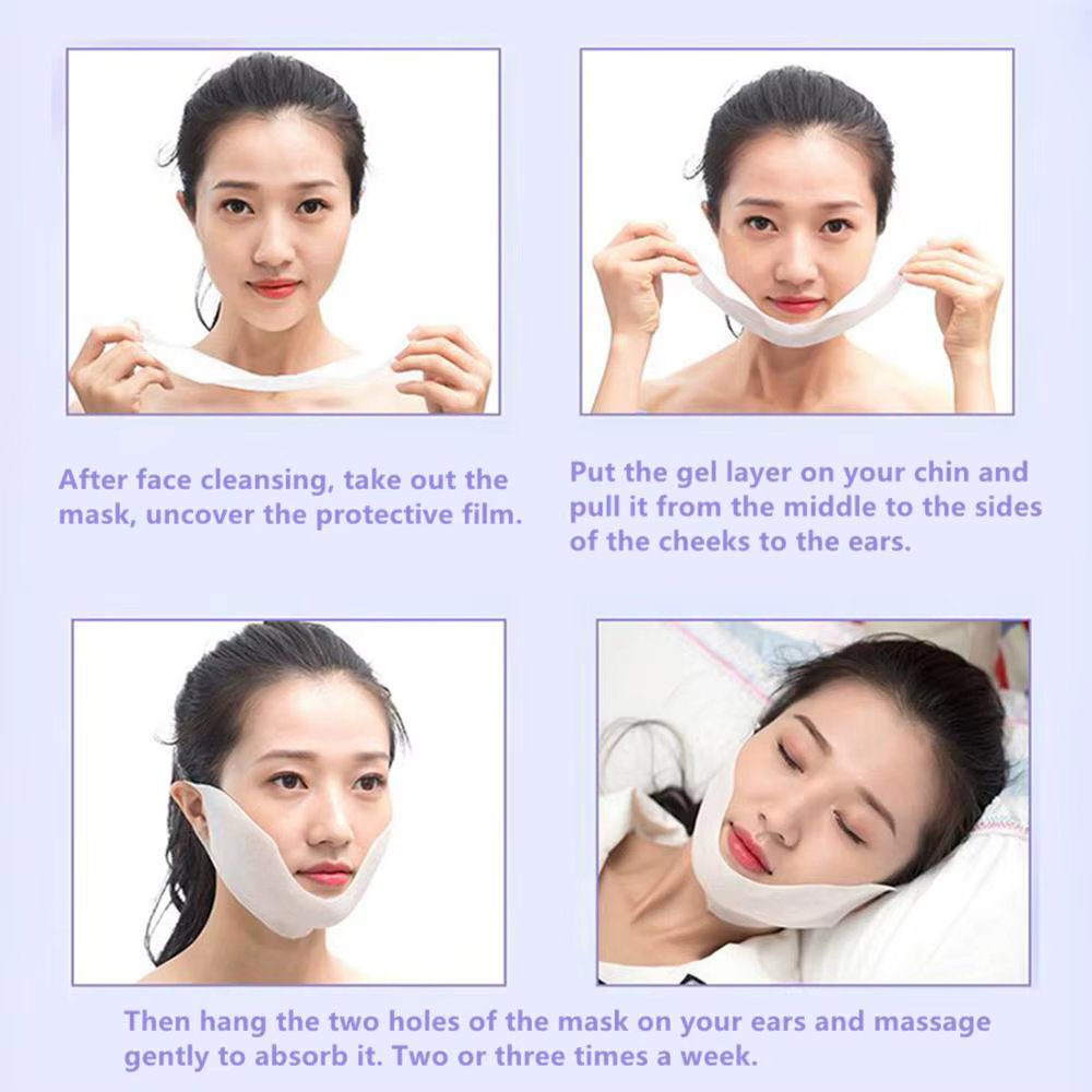 Ilisya-Masque facial raffermissant en forme de V, raffermissant, raffermissant, raffermissant, hydra
