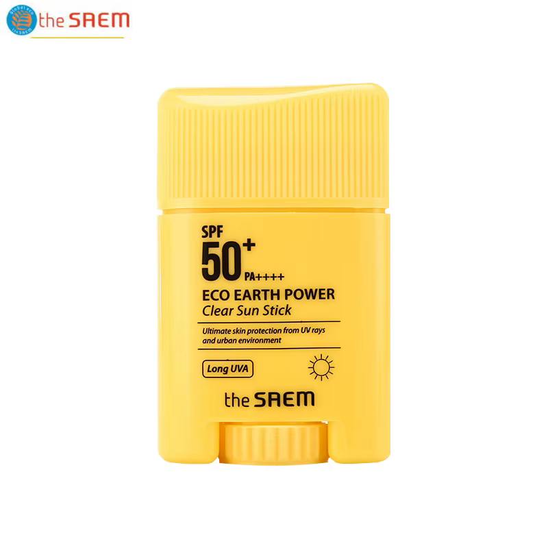 THE SAEM-Cuillère à soupe Earth Power Clear Sun Stick 16g, éventuelles F50 + PA +++ Sunscreen, Skin 