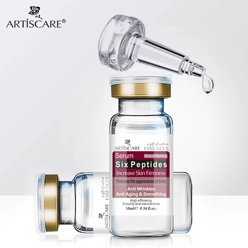 Six peptide crème anti-rides vieillissement hydratant blanchissant lifting visage peau réparation es