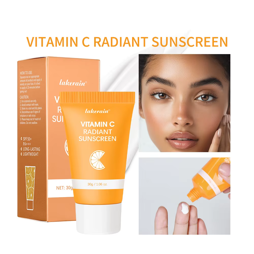 L'hydratant à la vitamine C SPF 30 protège la peau des rayons UV, Lotion hydratante éclaircit l'alim