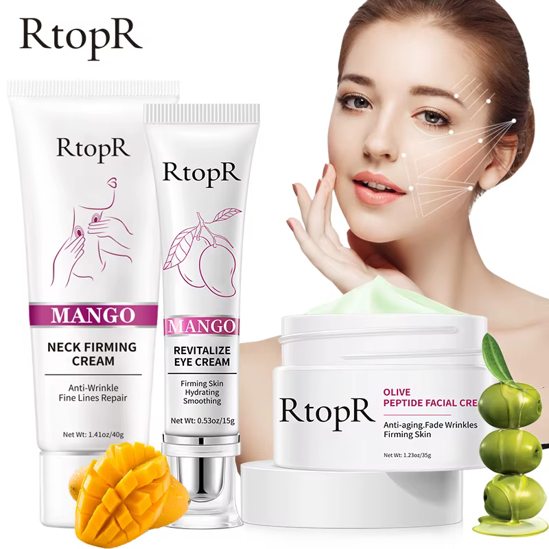 Ensemble de produits mangue pour le cou, raffermissant pour la peau, hydrate, Anti-âge, crème pour l