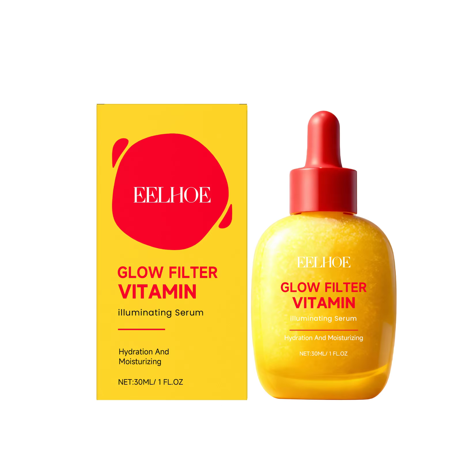 Sérum Visage Vitamine C Éclat Cerise 30ml Hydratant Lissant Illuminateur Anti-rides Pour Peaux Sèche
