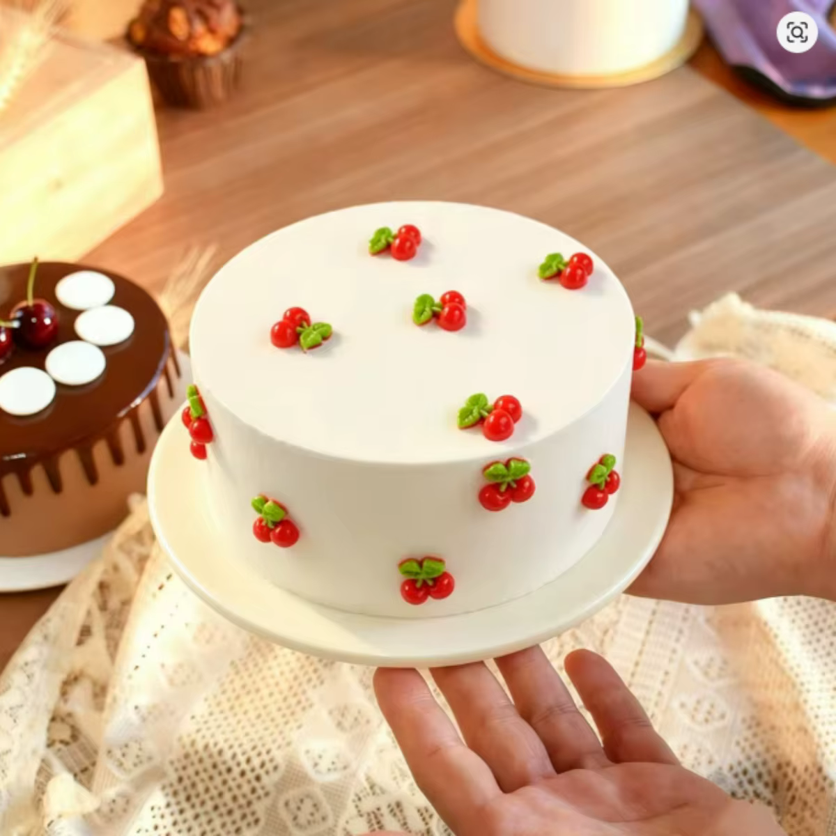 Modèle de gâteau de simulation, décoration de crème de simulation exquise, collection de gâteaux de 