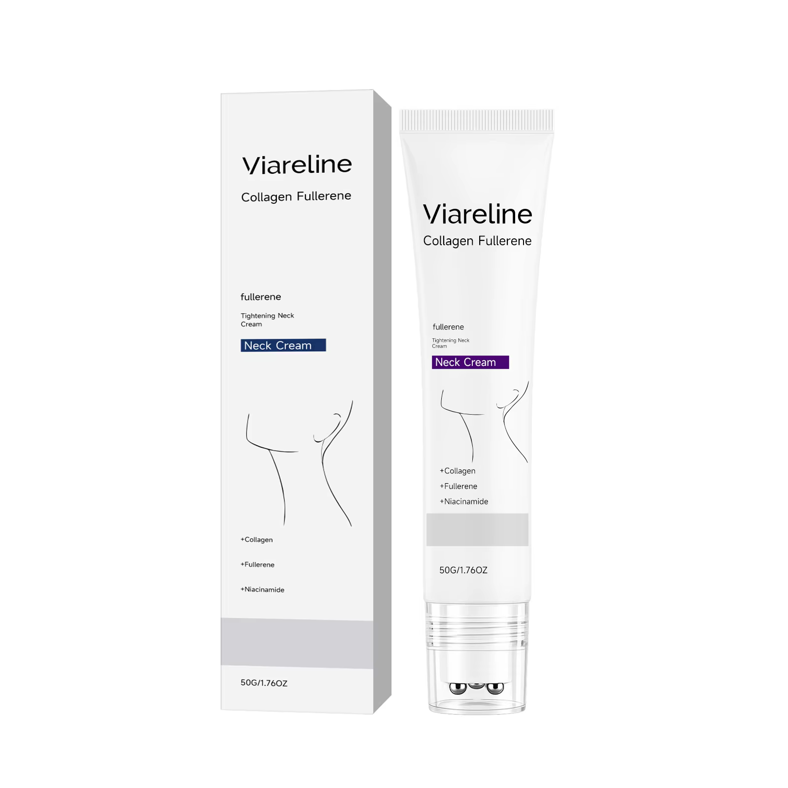 Crème raffermissante pour le cou au collagène, effet liftant, anti double menton, réduit les ridules