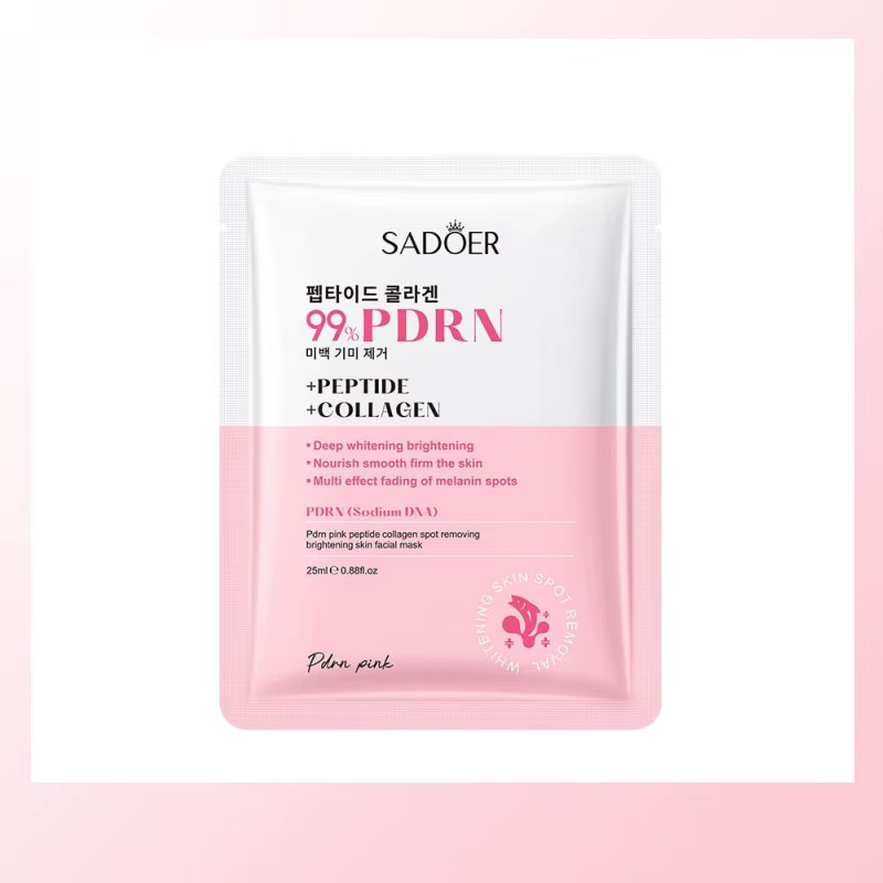 Masque PDRN Cpllagen Fdaed anti-rides hydratant pour le visage, effet peau de verre, élasticité, hyd