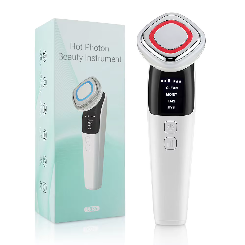 Masseur facial EMS Vimyshow, lifting du visage, LED Photon, nettoyage en profondeur, vibration, anti