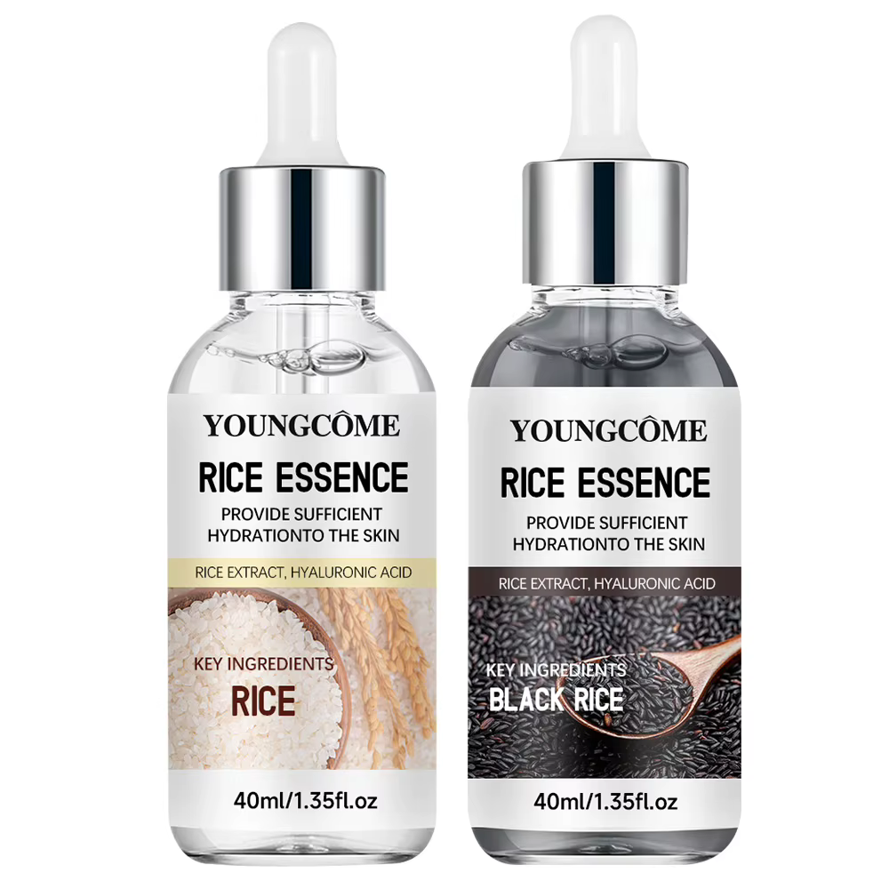 Ampoule de riz Duo - Sérum exfoliant doux et hydratant en profondeur pour une peau rayonnante - Conv