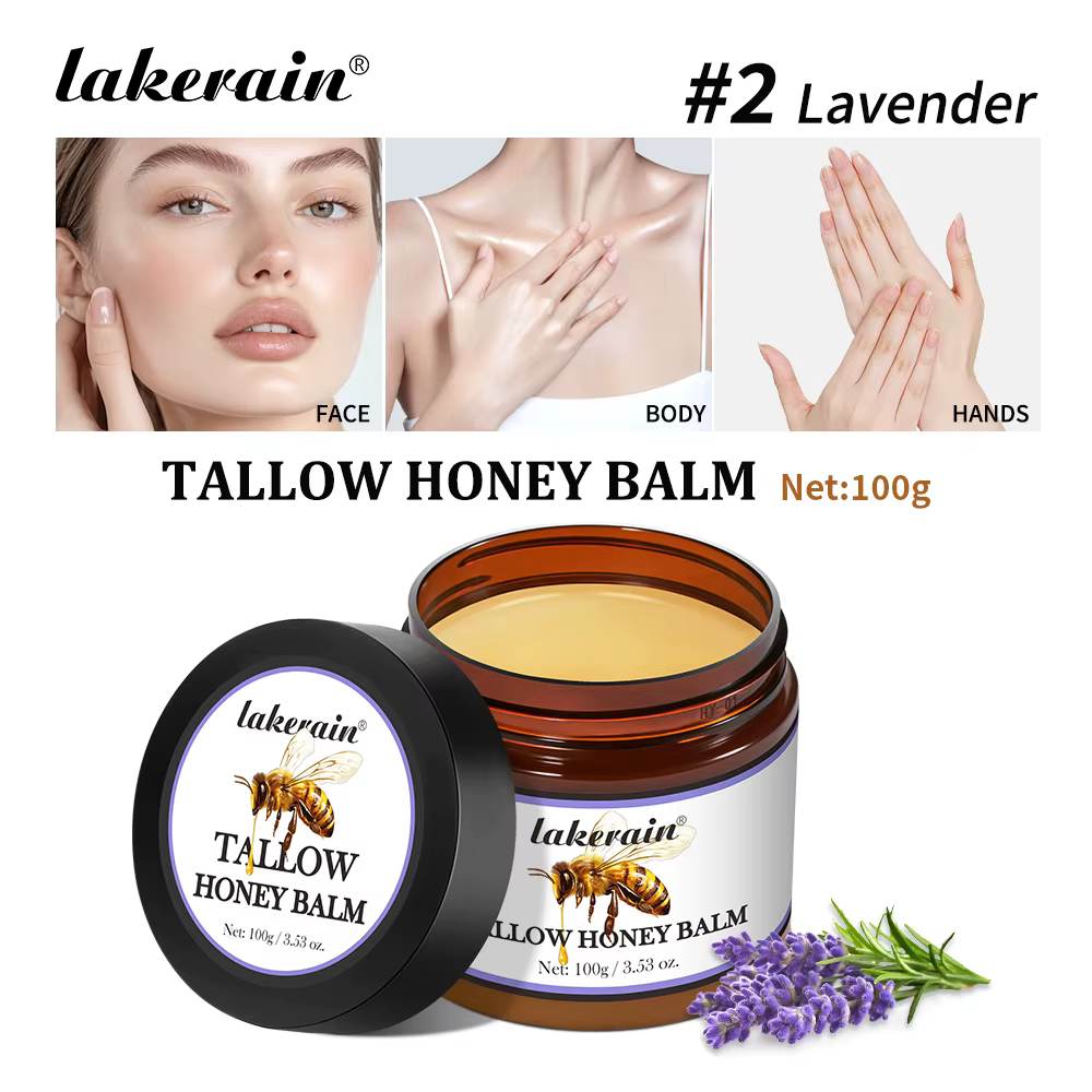 Baume au miel Tallow spécifiquement pour sécheresse et démangeaisons peau hydratante boeuf Tallow cr