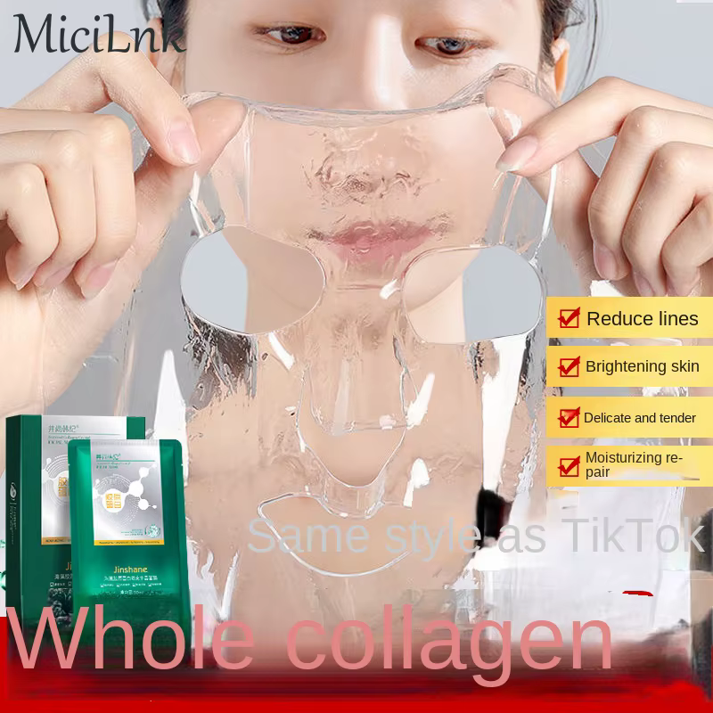 SeAbropérer-Masque en cristal de remplissage au collagène, MSI hydratante, déformable, élimination d