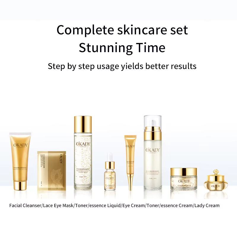 Opei Time Peptide Gold Lady Ensemble de dix pièces Kit de soin hydratant et hydratant Cosmétiques no