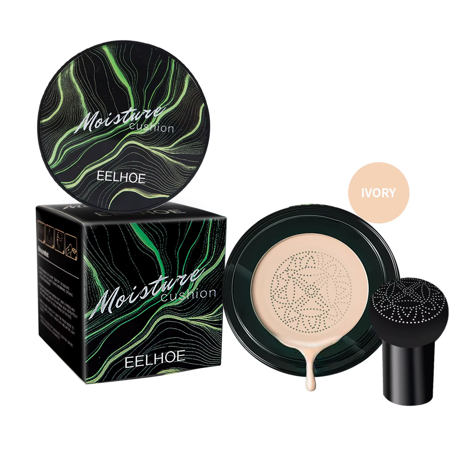 EELHOE tête de champignon coussin d'air BB crème imperméable hydratant visage cosmétiques éclairciss