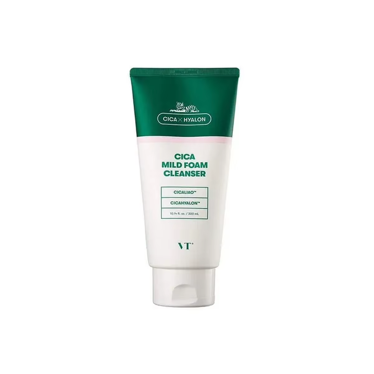VT CICA MILD FOAM CLEANSER, Nettoyant moussant hydratant, Nettoyant facial affinant les pores, Netto