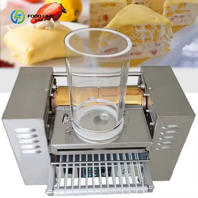 Machine automatique professionnelle personnalisée pour mini-gâteaux mille-feuilles et crêpes