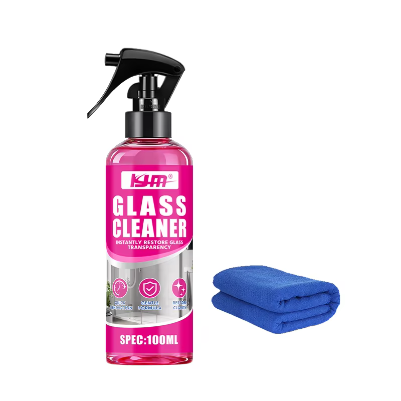 Nettoyant Vitres Cristallines en Spray – Décontamination Rapide pour Pare-Brise, Rétroviseurs, Salle