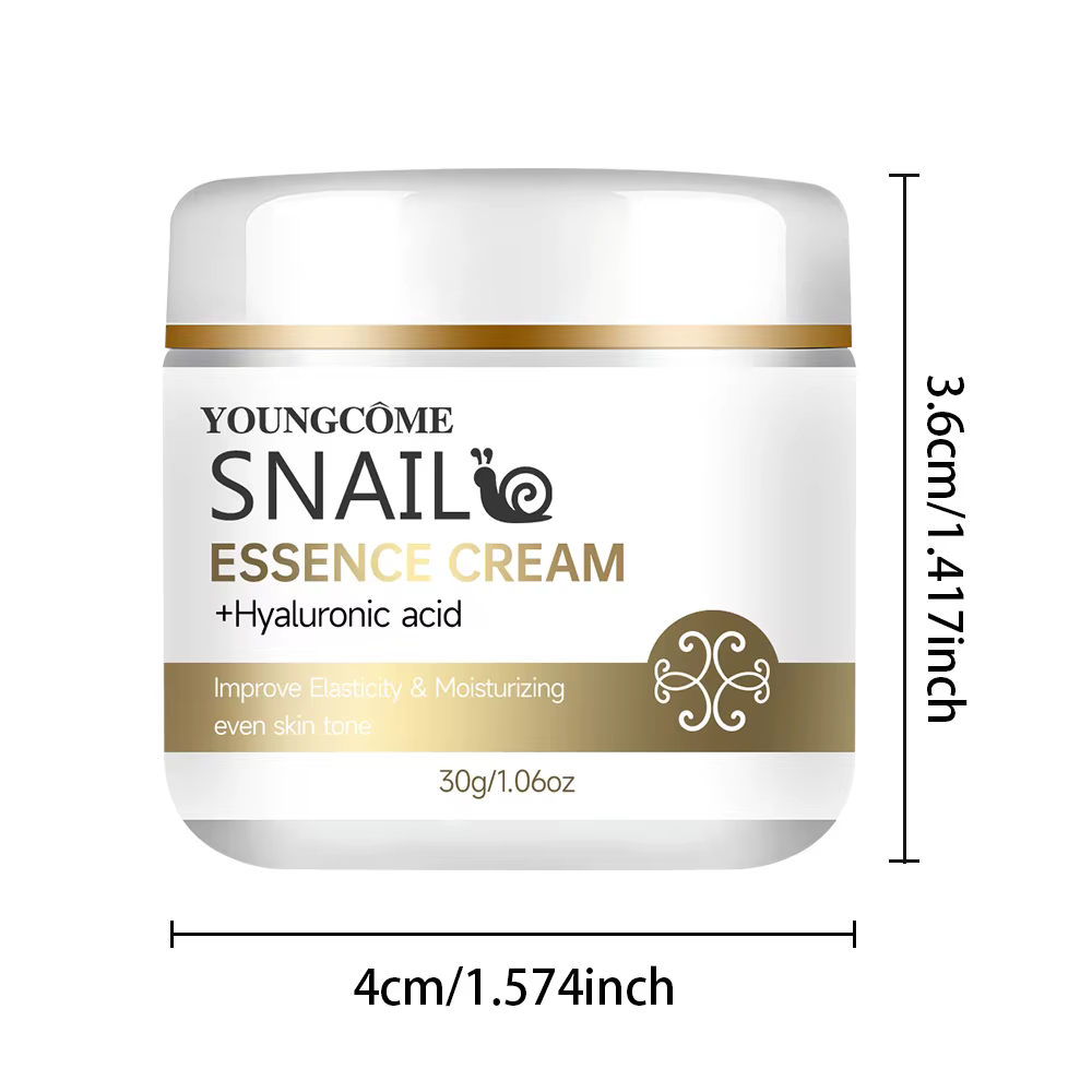 Crème à l'essence d'escargot avec acide hyaluronique, rétinol, hydratante, raffermissante, éclaircis