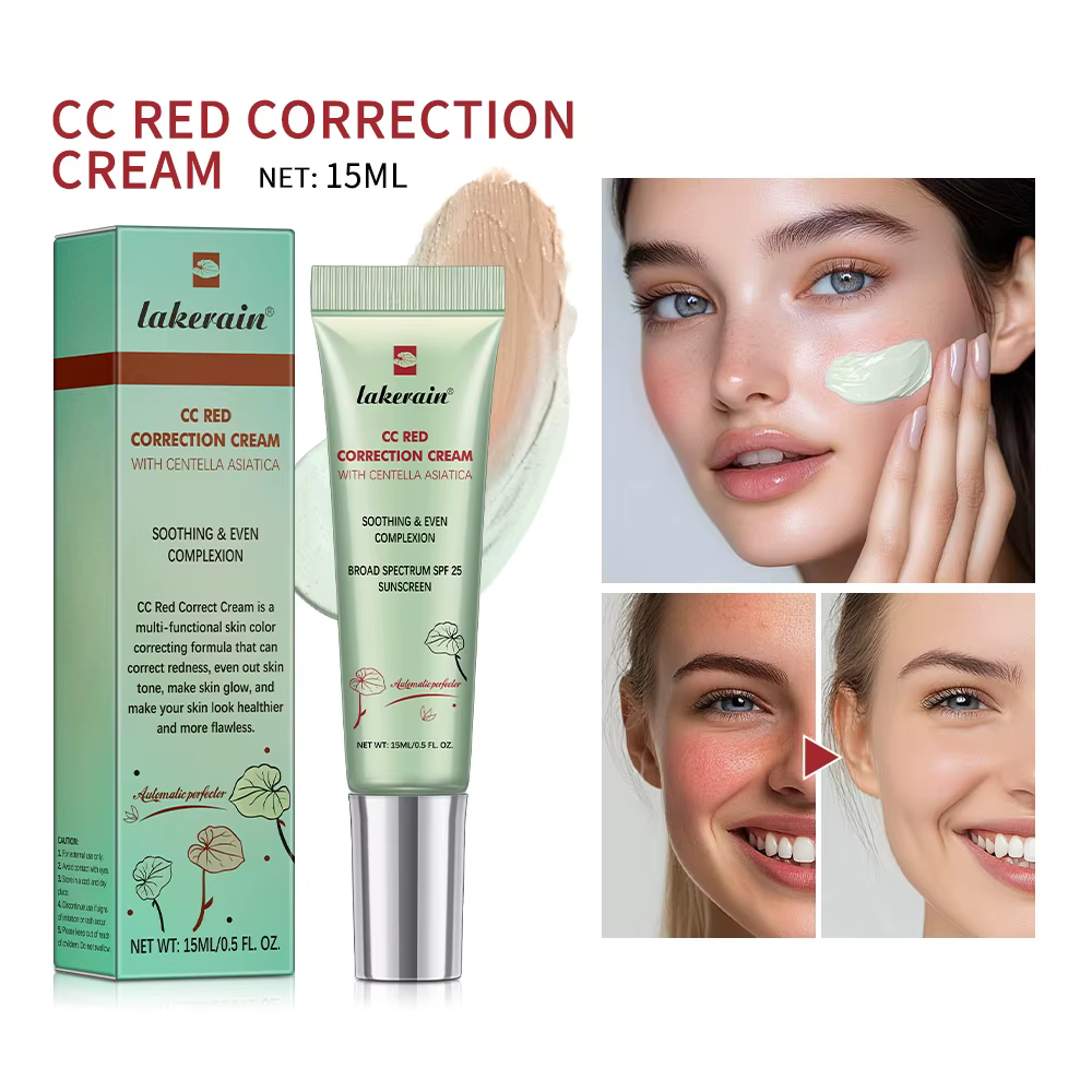 CC Red Ration Crème à base de liquide, Crème de couverture complète, Imperméable, Longue durée, Fond