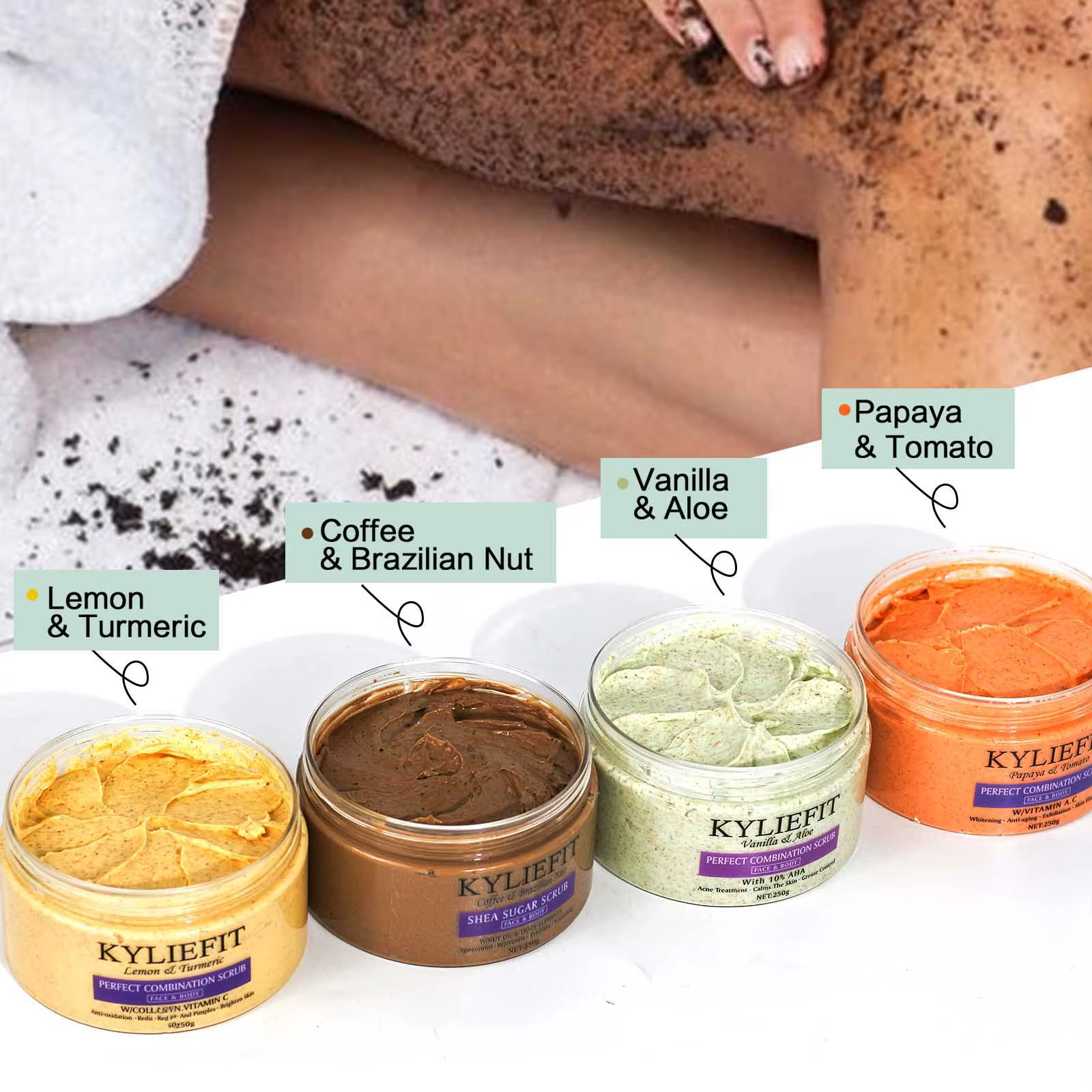 GIslande naturel pour le corps, le visage, les mains et les pieds, gIslande hydratant et exexpansif,
