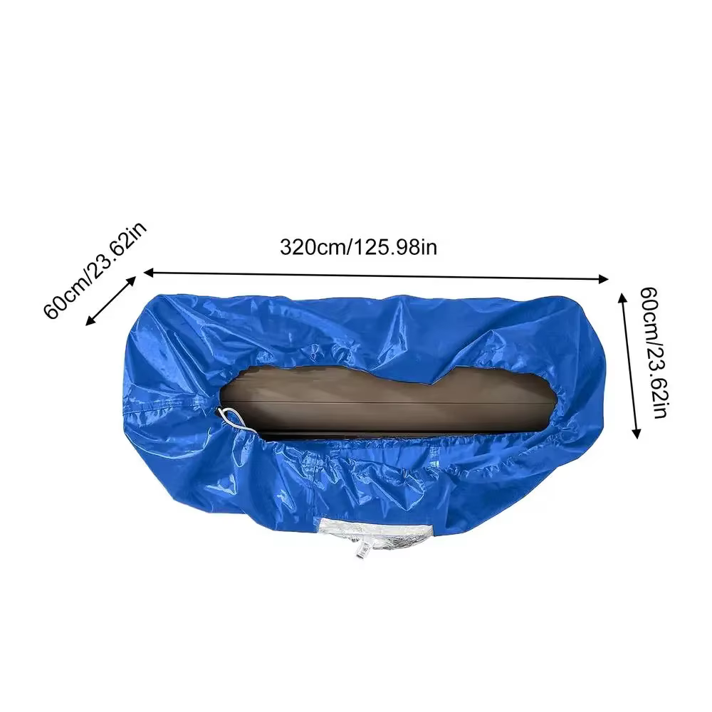 Kit de nettoyage pour climatiseur, sac de nettoyage avec tuyau de vidange, ensemble de lavage étanch