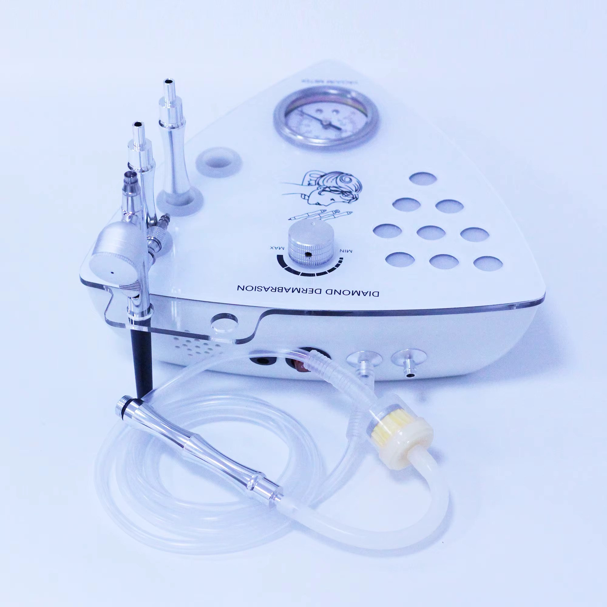 Appareil de microdermabrasion faciale à pointe diamant Beemyi - Appareil de thérapie par aspiration