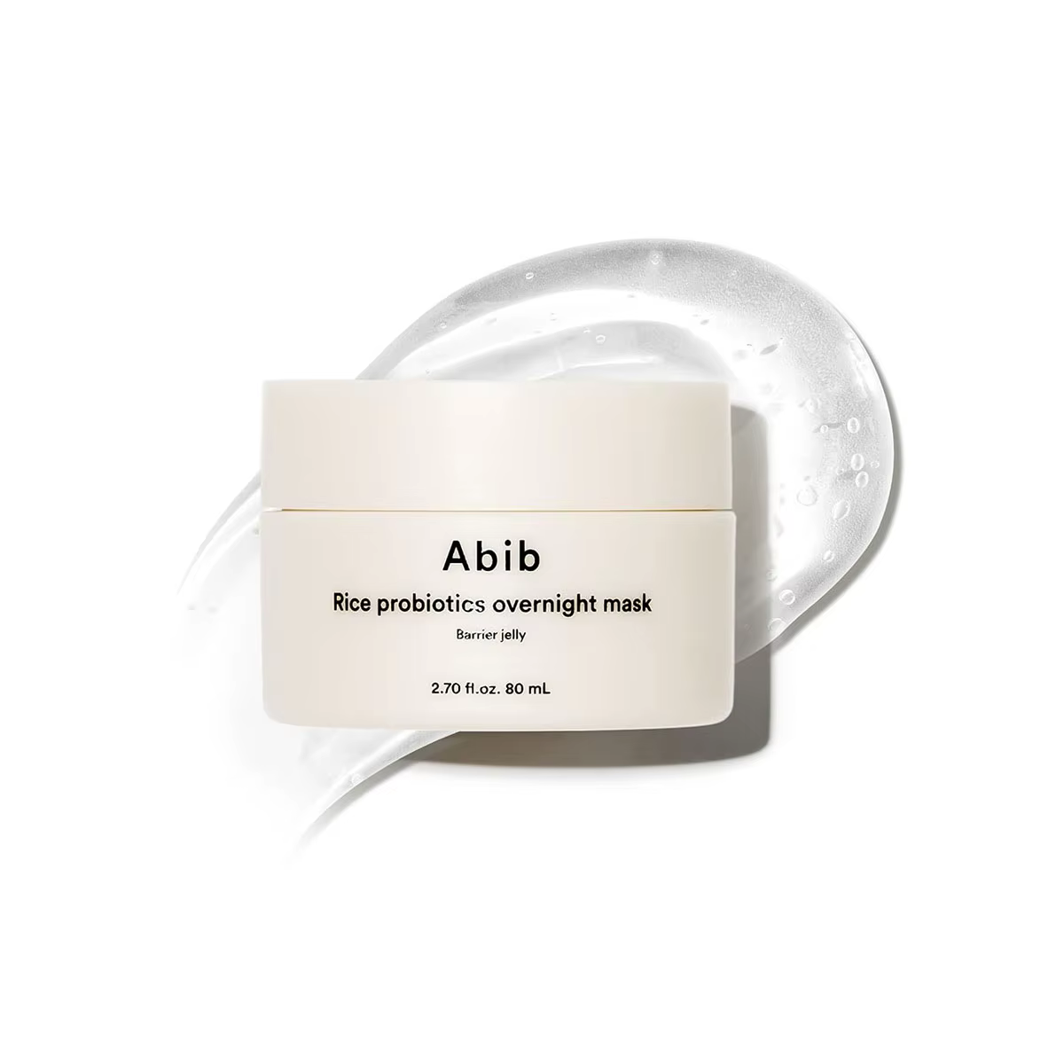 Masque de nuit Abib Rice Probiotics Barrier Jelly, nourrissant, à absorption rapide et soin de nuit 