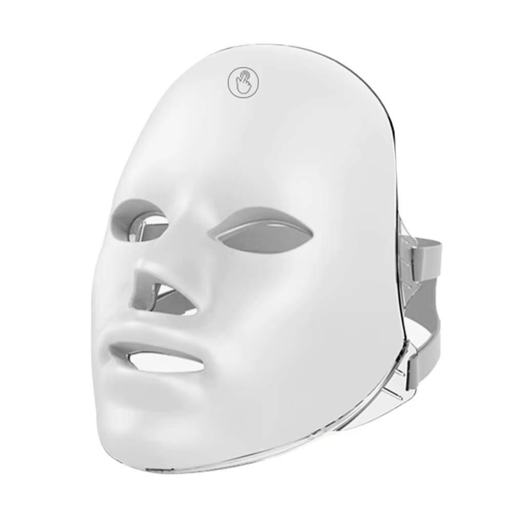 Masque facial LED, thérapie à la lumière, 7 couleurs, rajeunissement de la peau, raffermissement pou