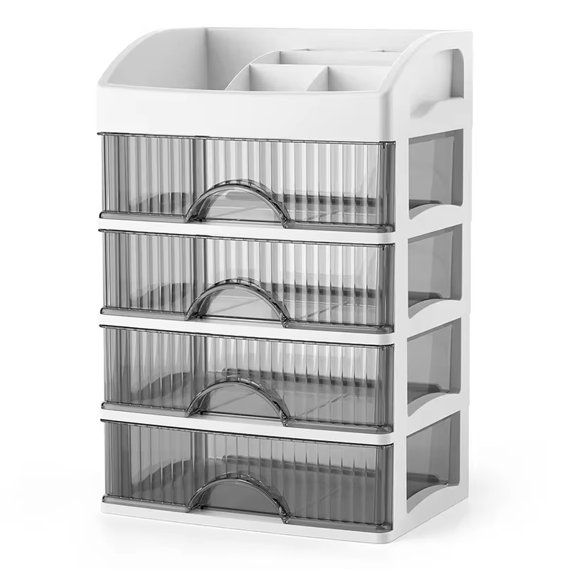 Boîte de rangement de maquillage à 5 couches, 1 pièce, boîte de rangement de débris, coiffeuse de st