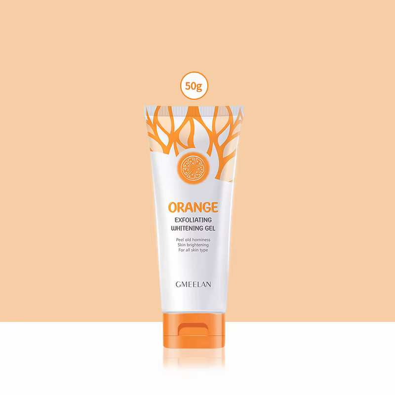 Gel exfoliant Orange, dissolvant éclaircissant, Peeling des taches mortes, réparation douce, gommage