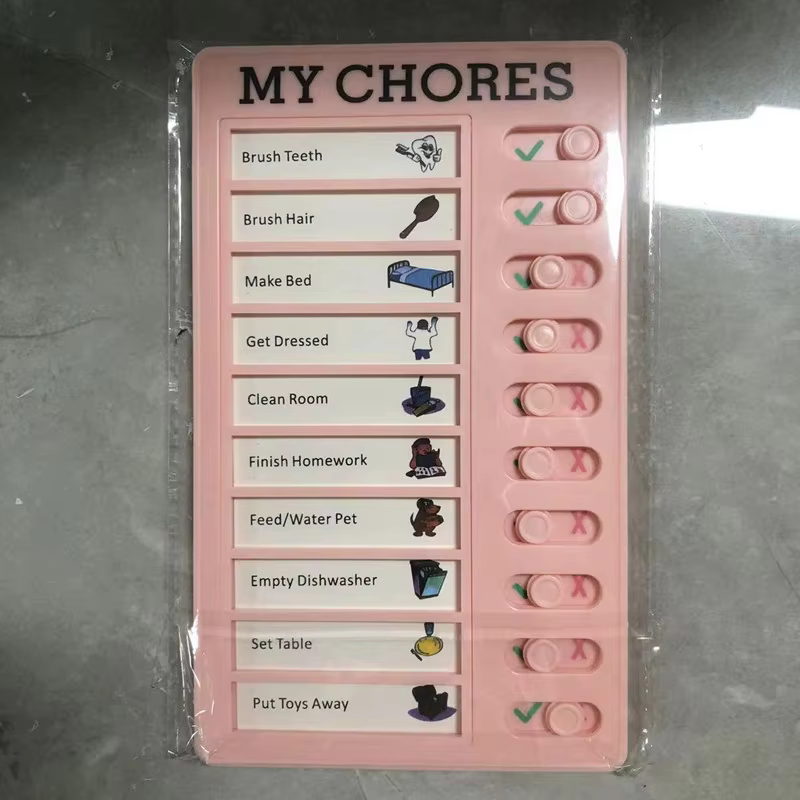 Tableau de tâches réutilisable pour liste de choses à faire, planificateur quotidien, tableau de mém