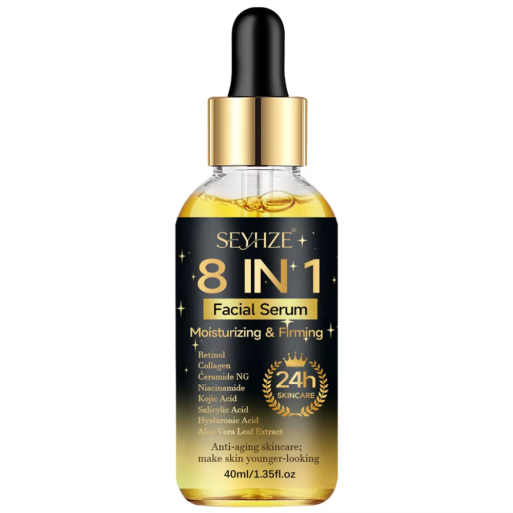 SEYHZE Coffret d'Essences Hydratantes 8-en-1 (3 pièces) Soin de la Peau - Niacinamide, Collagène, Cé