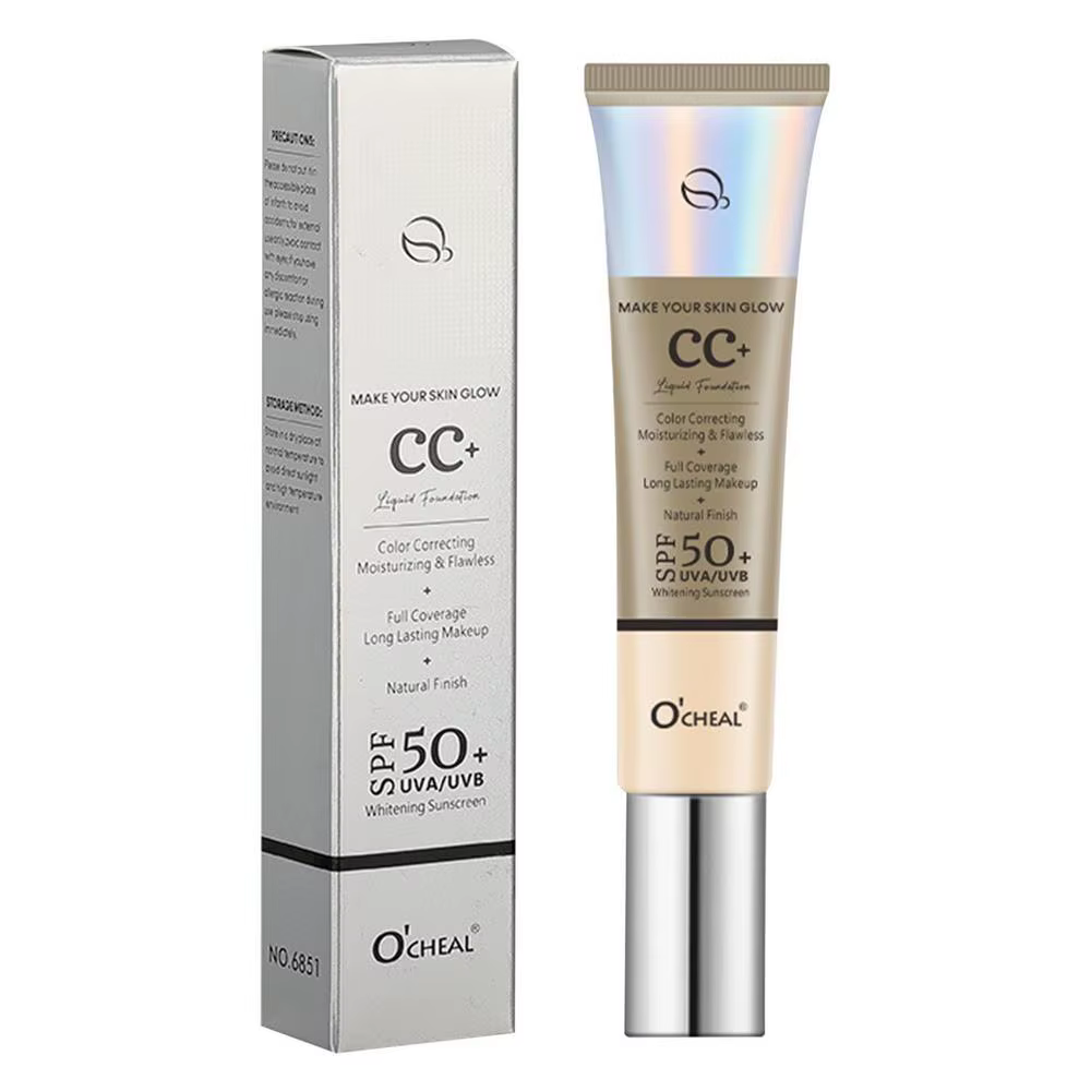 CC Cream-Fond de teint correcteur, crème correctrice éventuelles F 50, crème solaire, couverture com