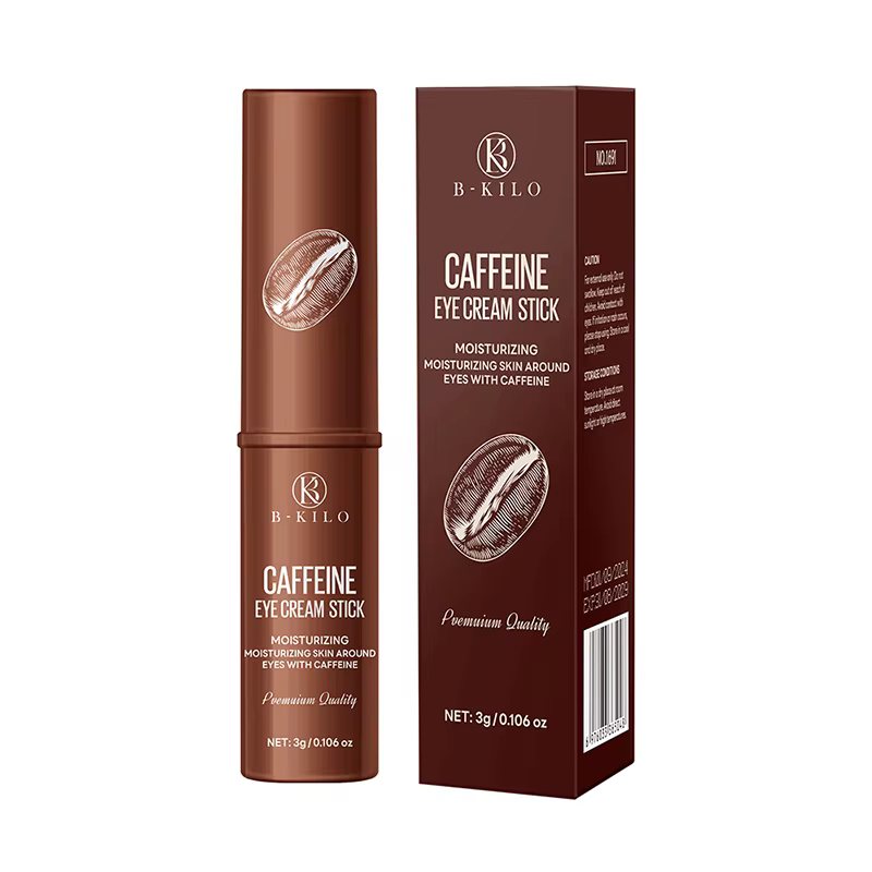 Crème pour les yeux à la caféine naturelle, hydrate, resserre la peau autour des yeux, réduit les ri