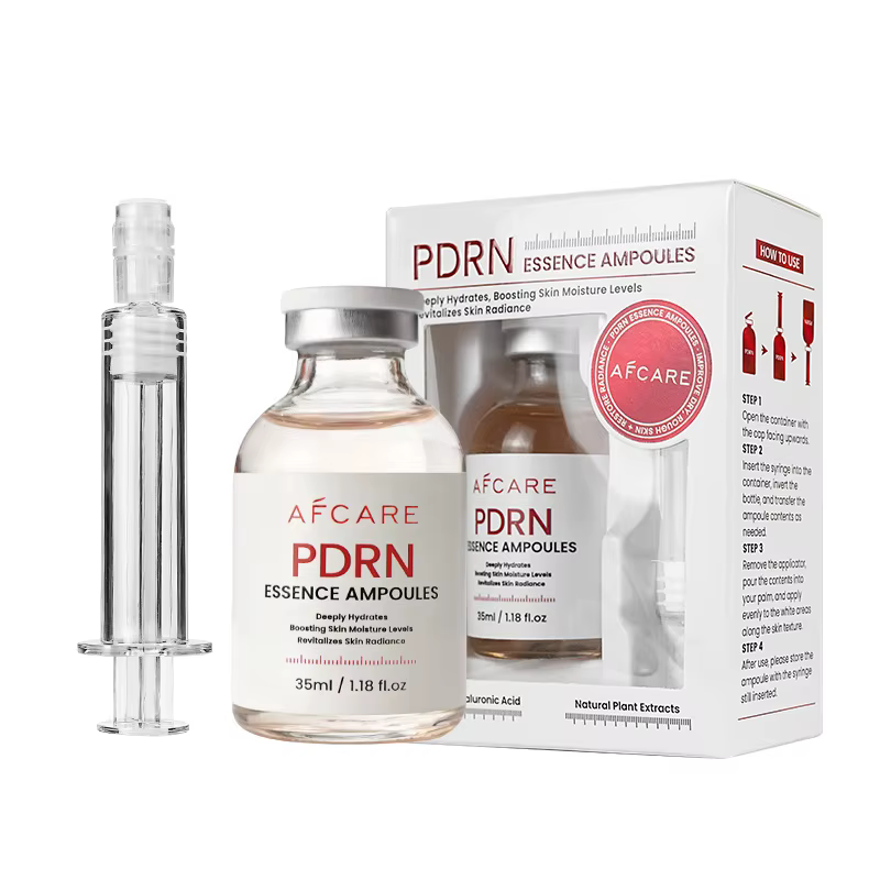 Ampoule de sérum ADN de saumon PDRN hydratante en profondeur, nourrissante, à l'essence de lait de C