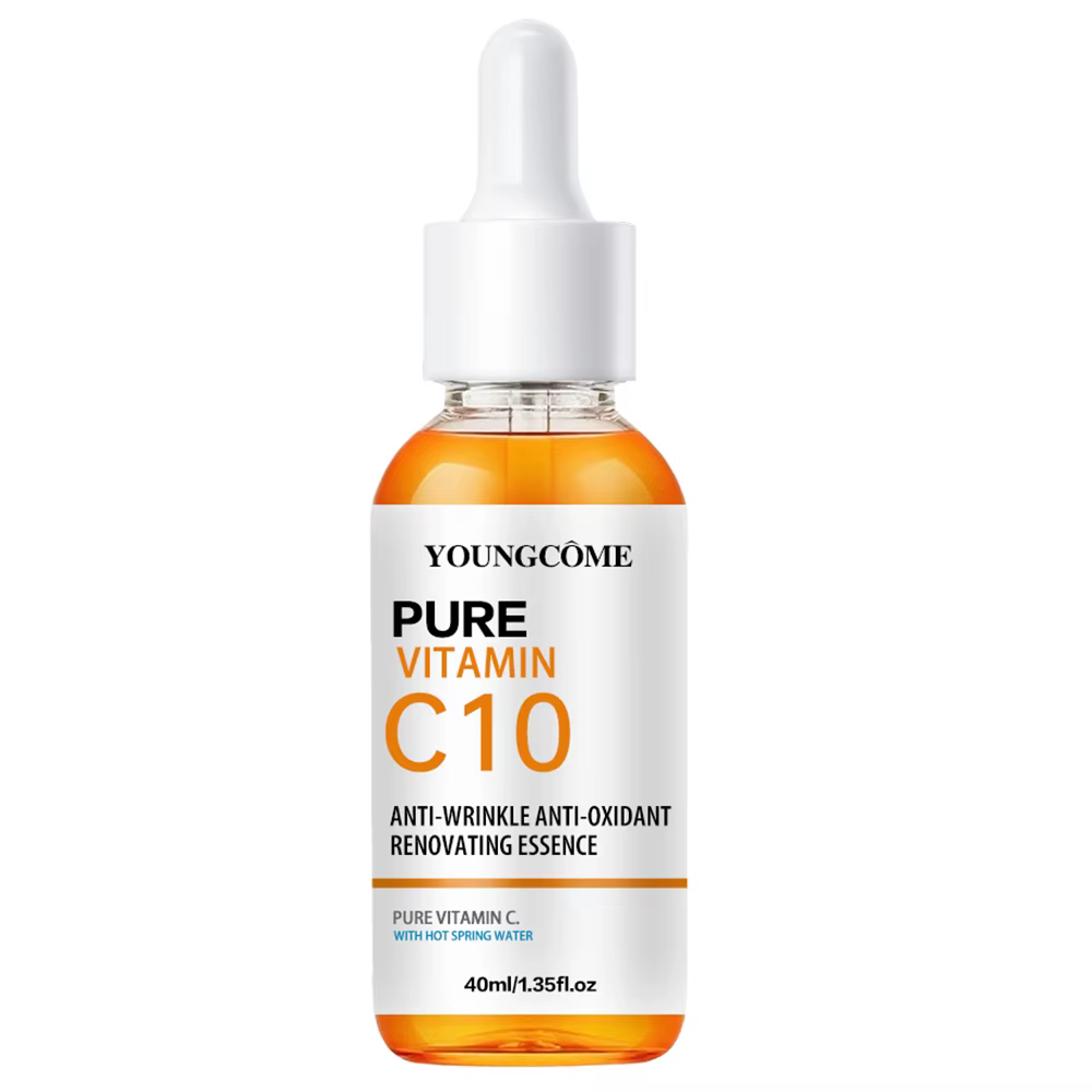 Vitamine C Essence pour le visage acide hyaluronique peau foncée éclaircir sérum estompe les ridules
