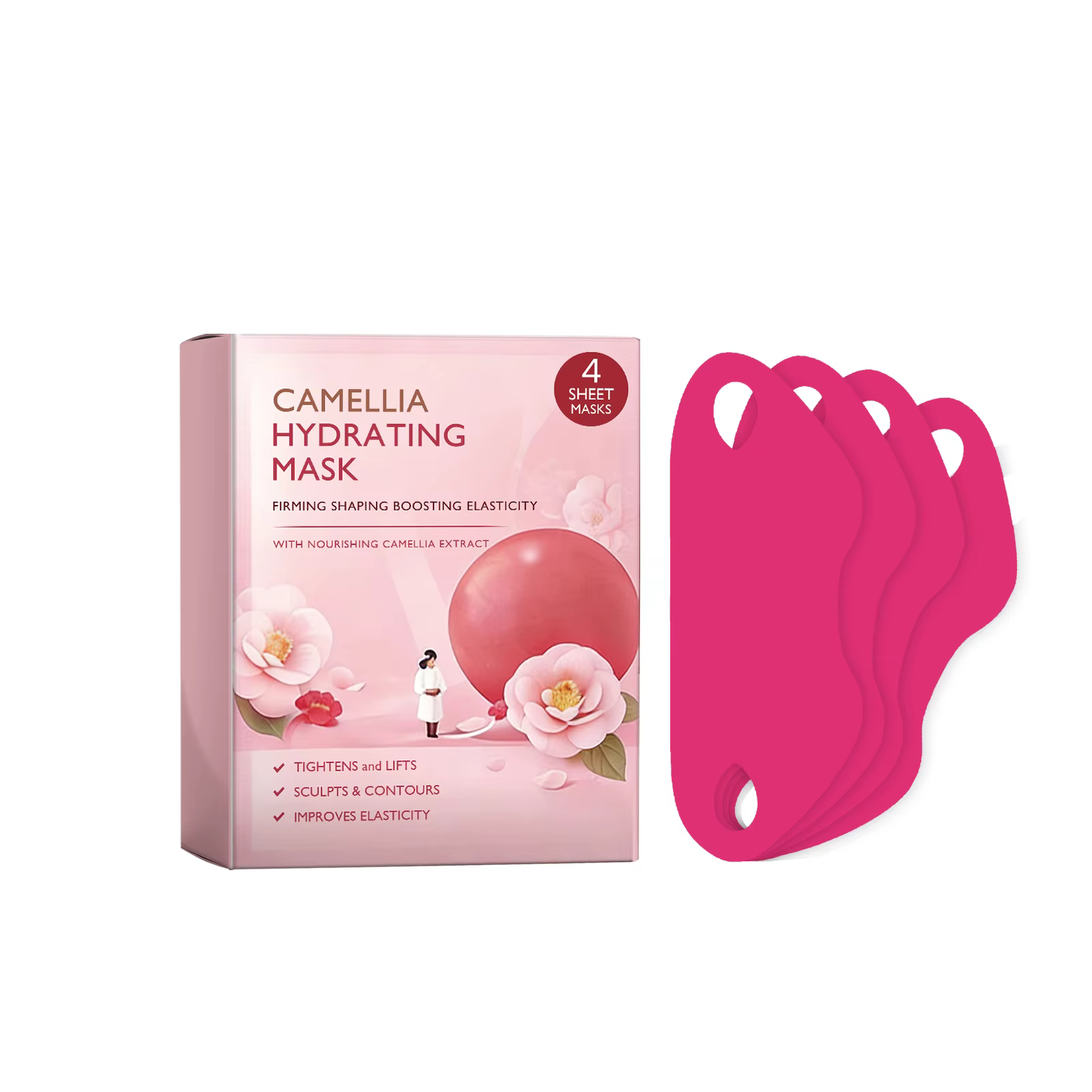 Masque raffermissant pour le visage, liftant, éclaircissant, anti-âge, régénérant, lissant, anti-rid