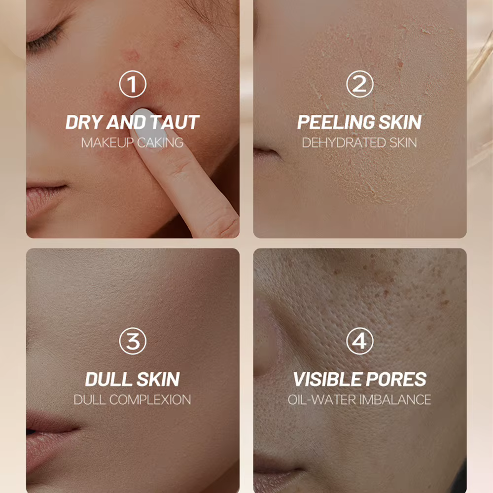 5 flacons de 10 ml de solution rajeunissante pour le visage, hydratante, réparatrice, éclaircissante