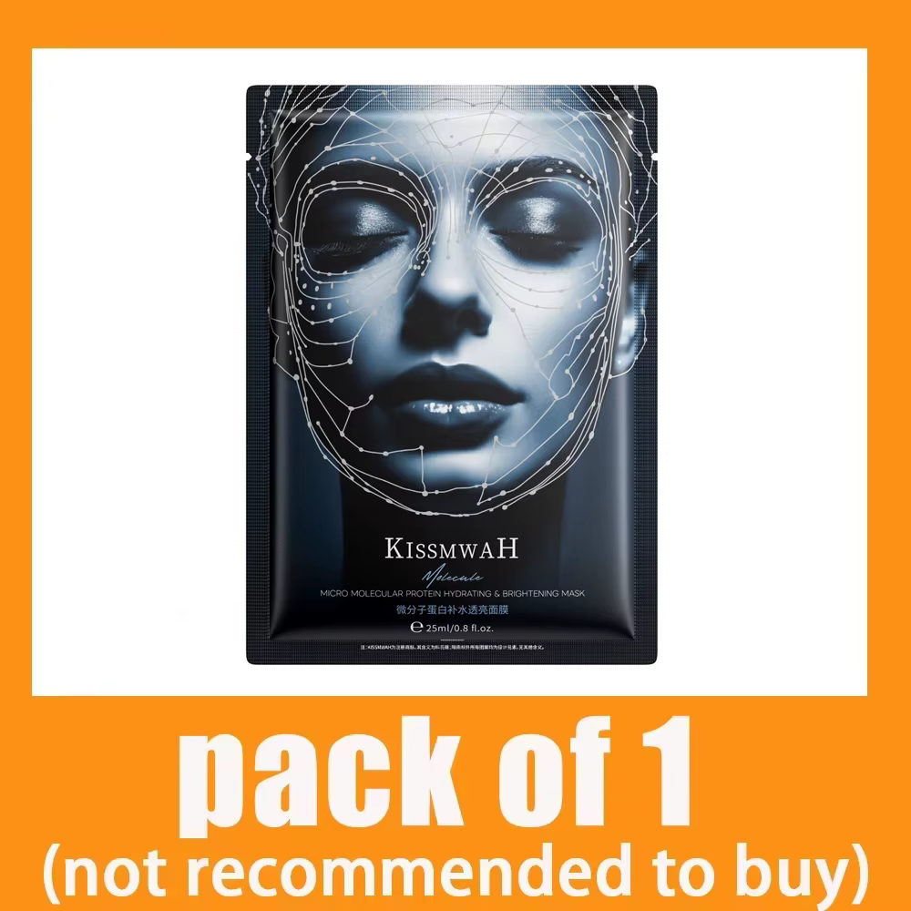 Masque facial hydratant et transparent à protéines micro moléculaires hydrate en profondeur et hydra