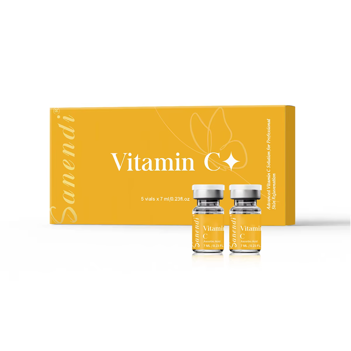 Sanendi PDRN Saumon ADN VITAMINE C Glutathion Peau Sensible Muscle Éclaircissement et anti-âge Utili