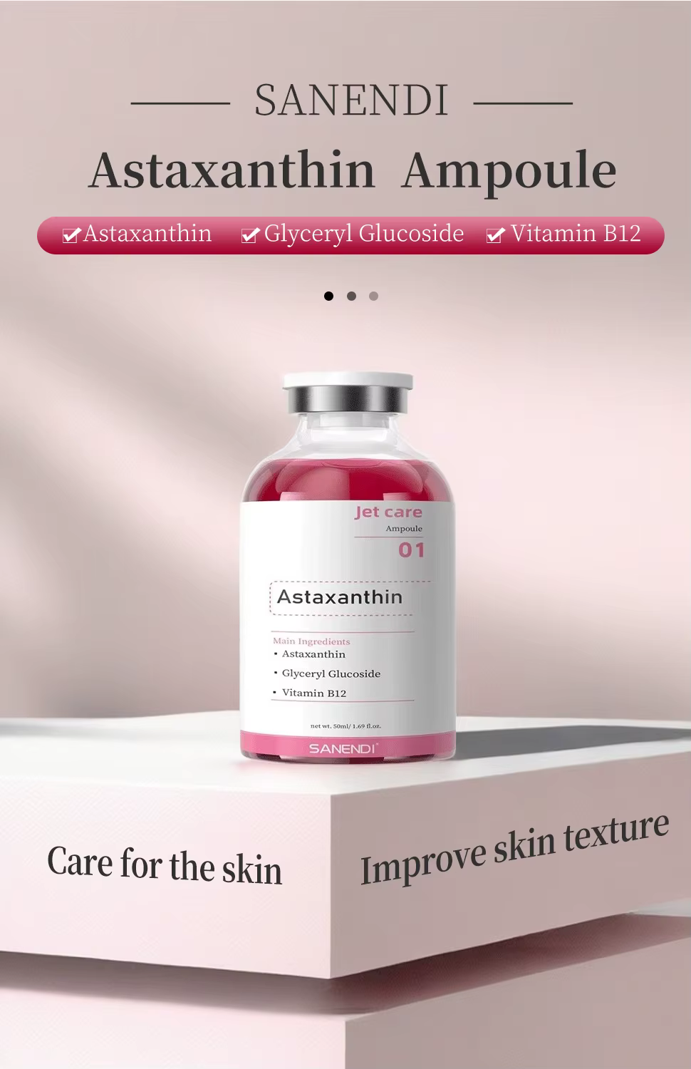 Sérum exfoliant au jet, nouvelle revive, hydrate, détox, CO2, Anti-vieillissement, acide hyaluroniqu