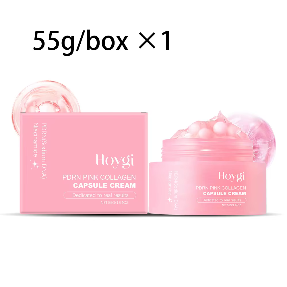 Crème en capsules de collagène hydratante, raffermissante, repulpante, anti-âge, pour le soin du vis